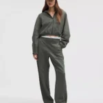 Loungeful Relaxed-Fit Full-Zip Cropped Hoodie Palm Deco
