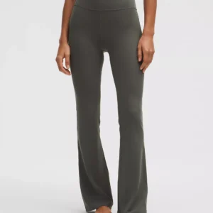 Groove Nulu High-Rise Flared Pant Regular Palm deco