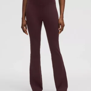 Groove Nulu High-Rise Flared Pant Regular Goodnight Plum