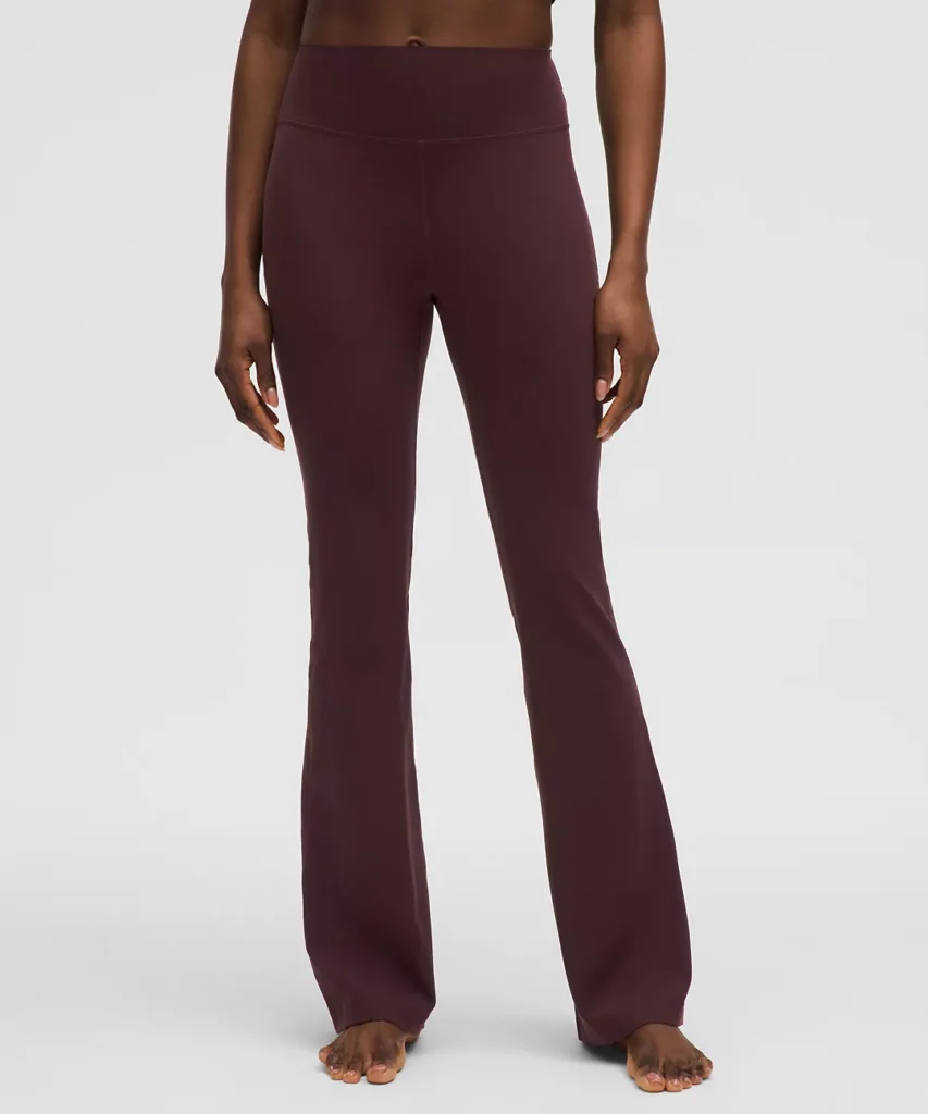 Groove Nulu High-Rise Flared Pant Regular Goodnight Plum