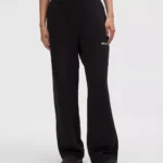 Loungeful Classic-Fit High-Rise Sweatpant Black