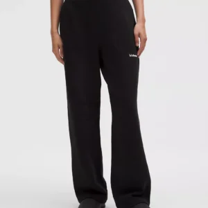 Loungeful Classic-Fit High-Rise Sweatpant Black