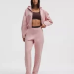 Loungeful Classic-Fit High-Rise Sweatpant  Mink Berry
