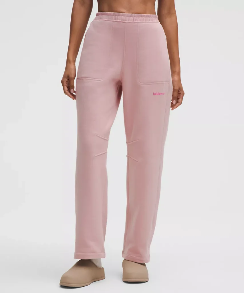 Loungeful Classic-Fit High-Rise Sweatpant  Mink Berry